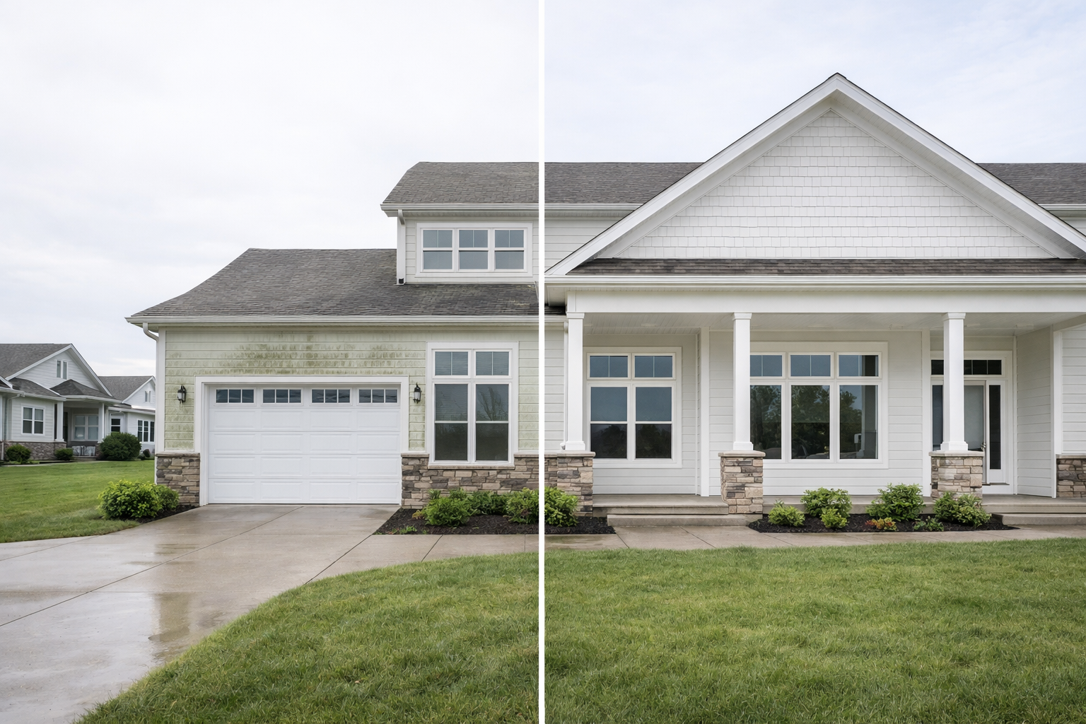 House washing before and after results